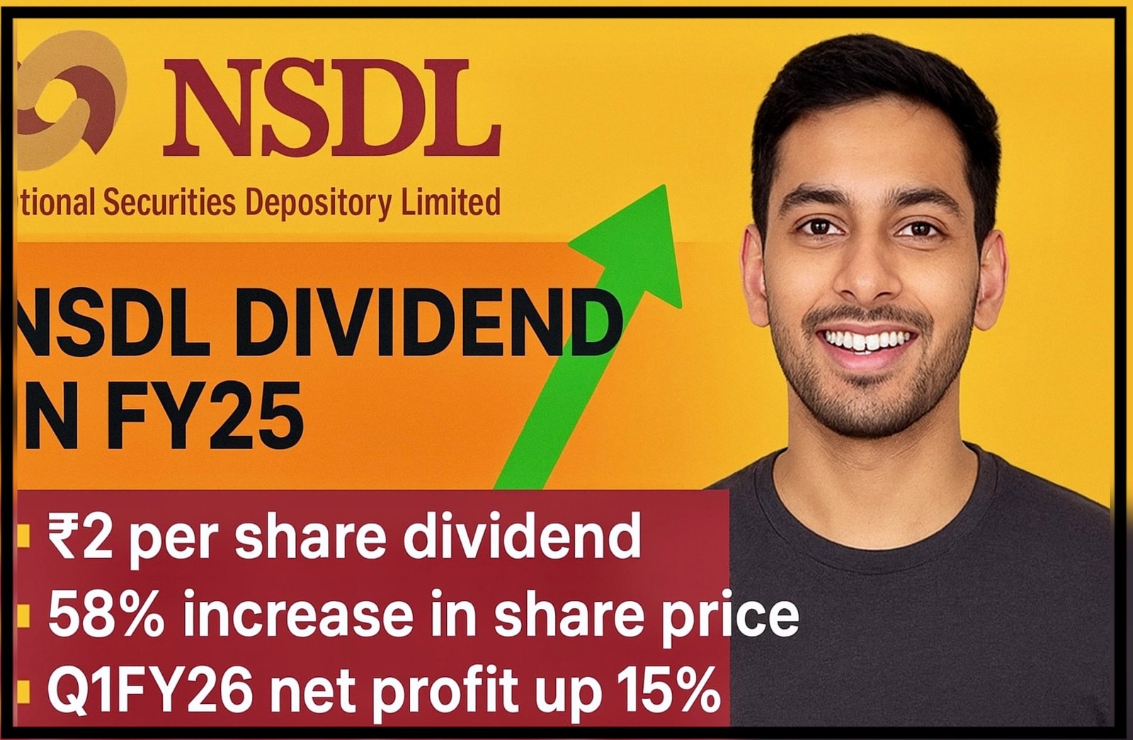 NSDL Share Price - NSDL ने डिविडेंड की घोषणा की